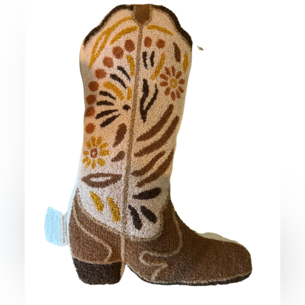 Isaac Mizrahi Cowboy Boot Accent Pillow